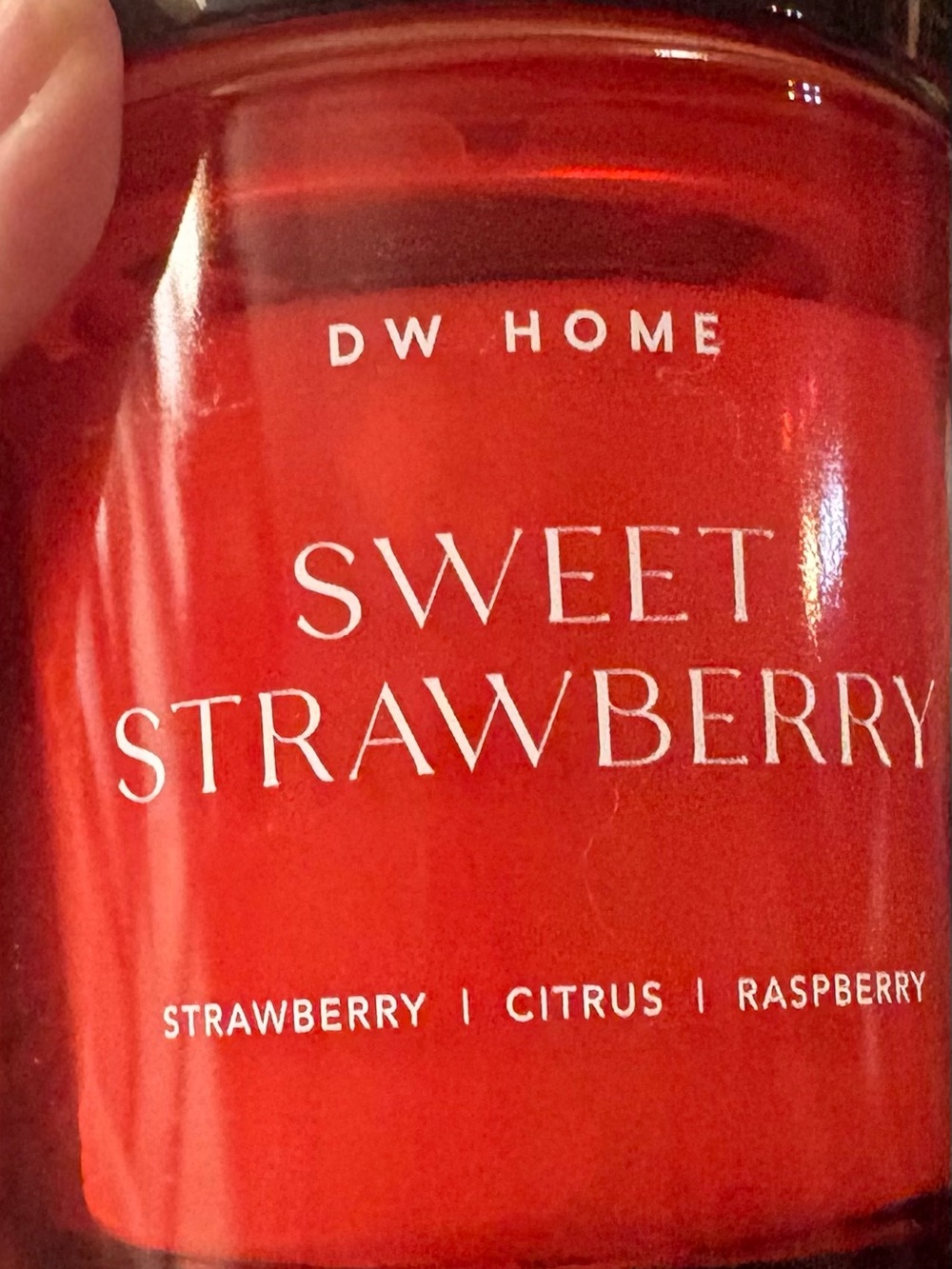 DW Home Sweet Strawberry Jar Candle - NEW